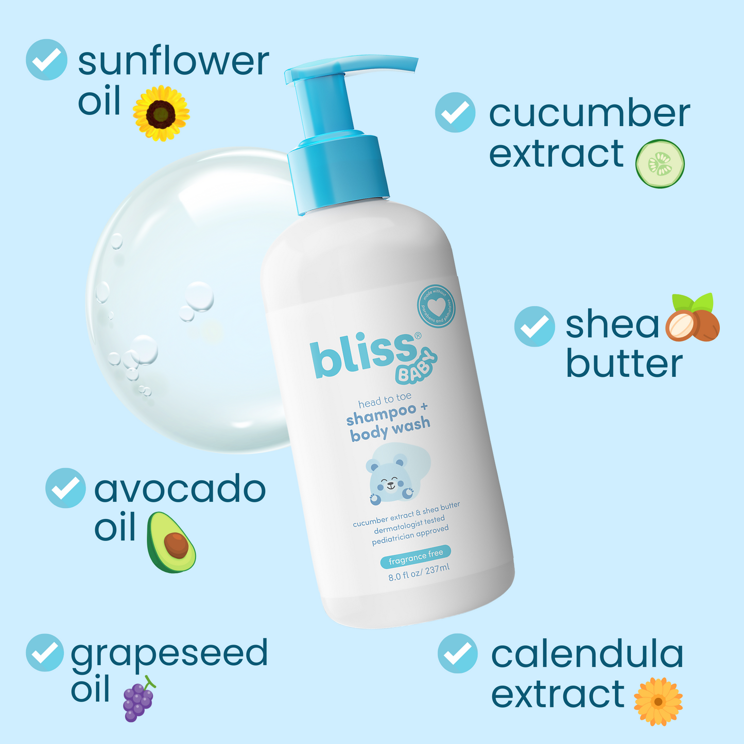 Head to Toe - Shampoo + Body Wash